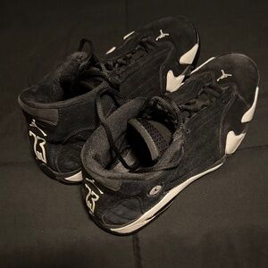 Black and White Jordan Sneakers